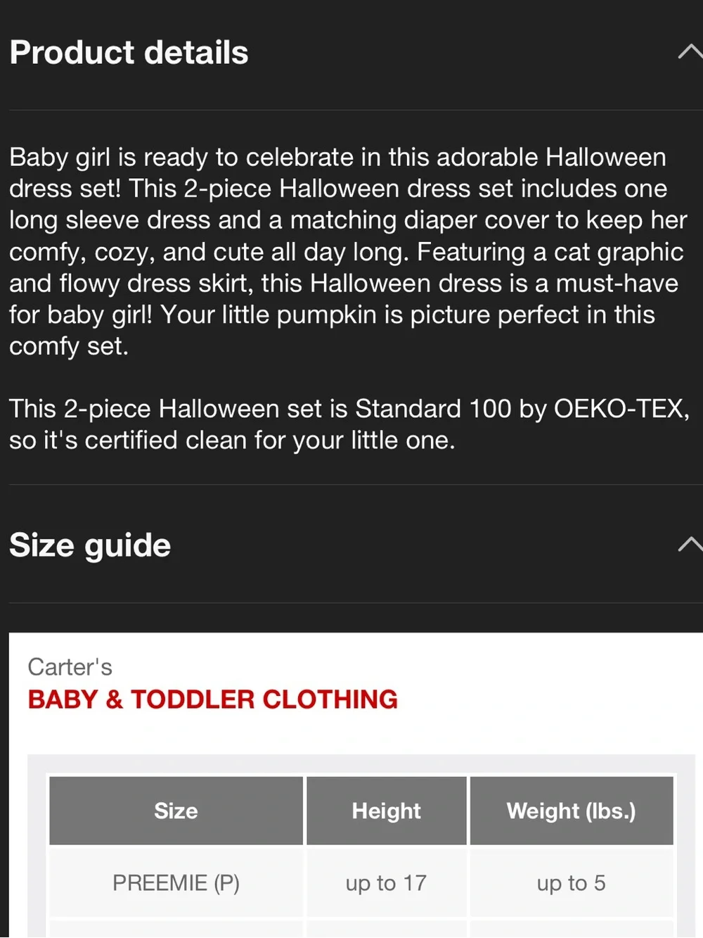 🖤💜 NWT Cat & Jack and Carter’s Baby Halloween Bundle - Romper & 2 Dresses 3M 💜🖤
